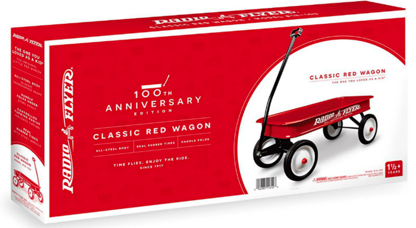 Last Minute Deals Donnie, the Red Radio Flyer Adventurer, transports young and old to the carefree days of childhood the wonder, imagination, and excitement of being a child. May it be the first of many Red Radio Flyer Adventurer stories to be written. Price: $
